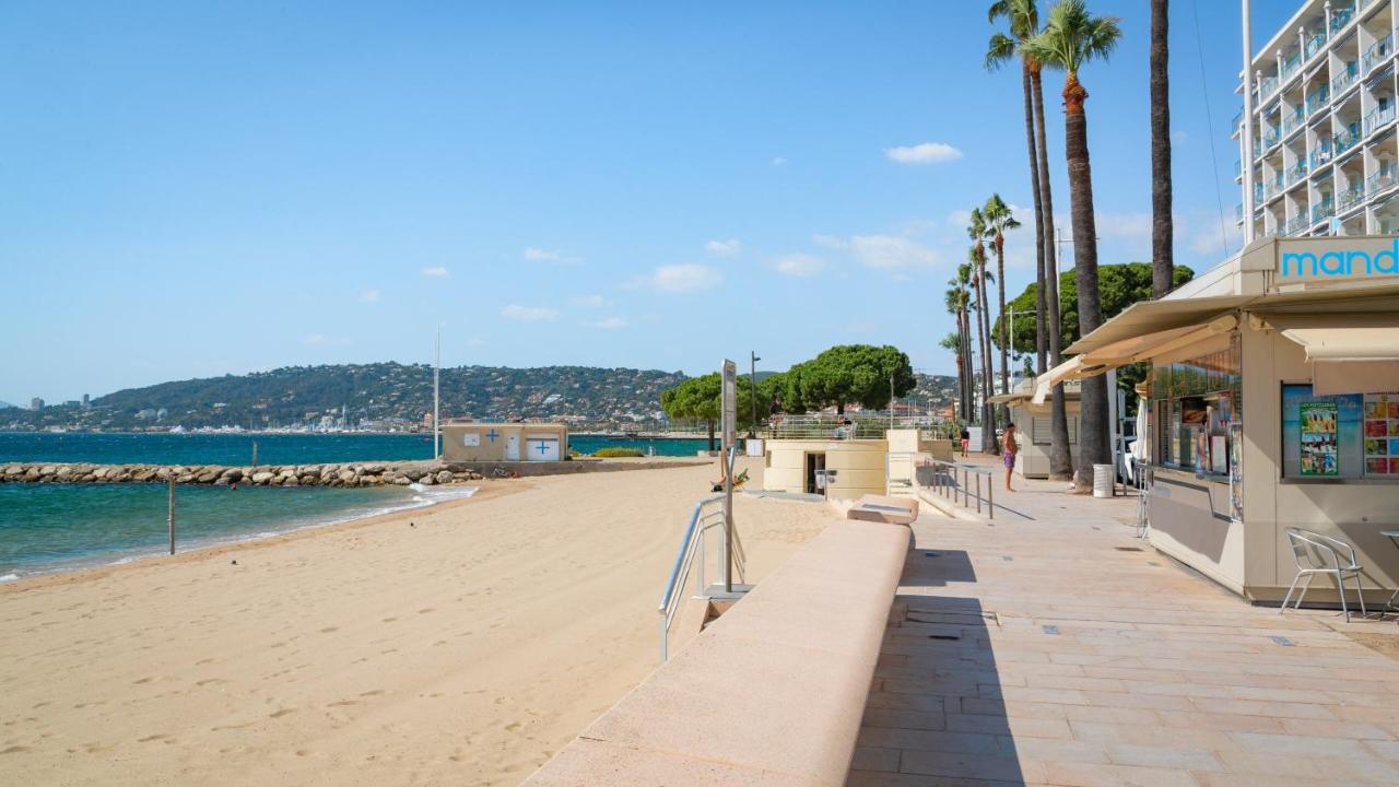 Le Sun-Beach - Spacieux 3 Pieces Avec Parking A 400 M Des Plages De Жуан-ле-Пен Экстерьер фото