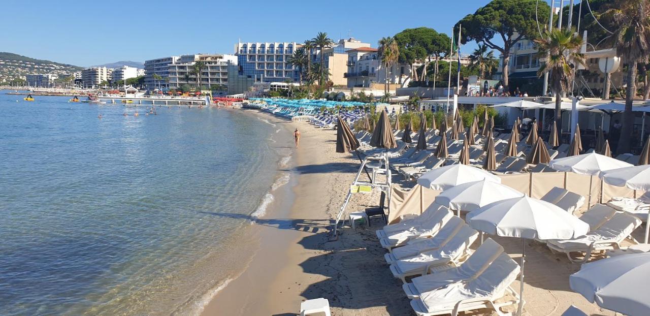 Le Sun-Beach - Spacieux 3 Pieces Avec Parking A 400 M Des Plages De Жуан-ле-Пен Экстерьер фото